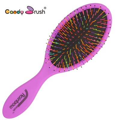 Candy Brush middle size soft colorful nylon bristles hair dryer brush