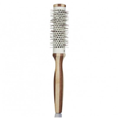 Factory cost  rotating hair brush round  barrel ani-static wooden hair brush